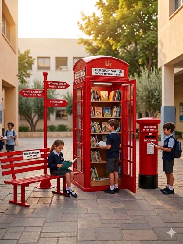 ספריה לחצר בית הספר